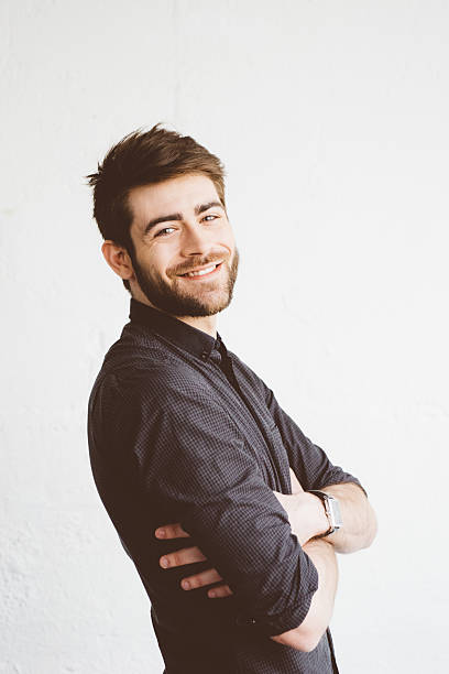 istock Portrait of a cheerful young man 544979436