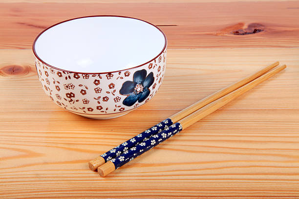 istock Chinese style bowls and chopsticks 544980286