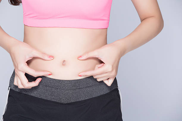 istock woman pinch stomach 544981062