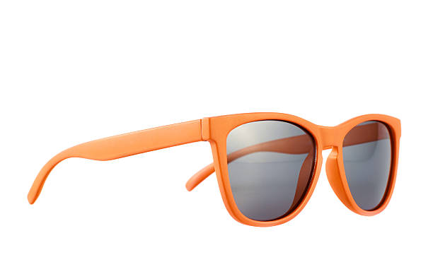 istock Orange sun glasses isolated 544982060