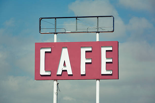 istock Vintage Cafe Sign 544985300