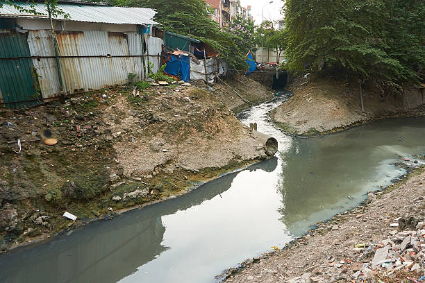 istock pollution drain beside house at HaNoi 544986018