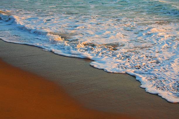 istock Beautiful sunset reflected from the ocean and the sands. 544986222