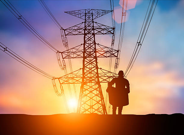 istock silhouette The young engineer was thinking to comply with enviro 544986924