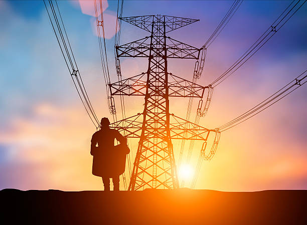 istock silhouette The young engineer was thinking to comply with enviro 544986960