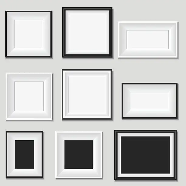 Vector illustration of Picture frame