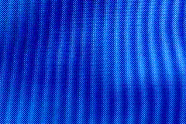 texture du tissu en nylon bleu - nylon photos et images de collection