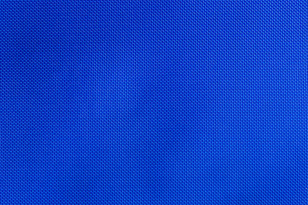 青いナイロン生地の質感 - ナイロン ストックフォトと画像