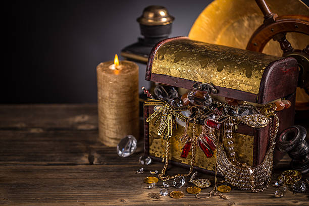 istock Chest with jewelry 544990582