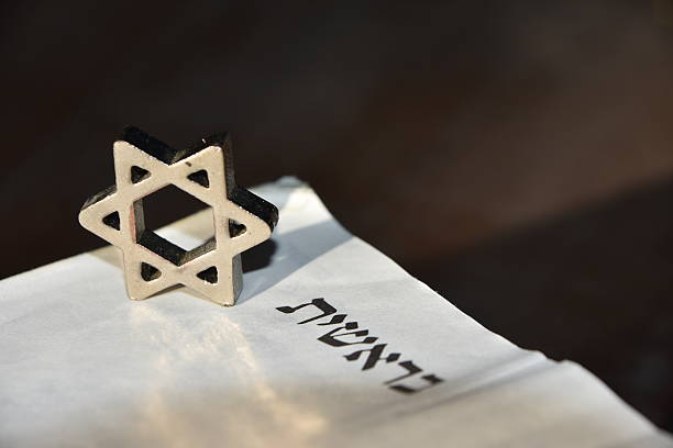 istock The word Genesis in Hebrew. The old testimony 544994068