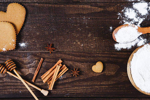 istock Christmas cookies on wooden table 544995258