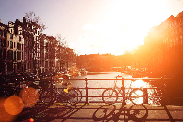 istock Summer sun in Amsterdam Keizersgracht canal, Netherlands 544996752
