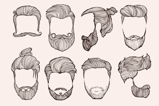 Man Hairstyle Set Of Handdrawn Sketches Vector Illustration Stock Illustration - Download Image Now - iStock Man Hairstyle Set Of Handdrawn Sketches Vector Illustration Stock Illustration - Download Image Now - iStock
