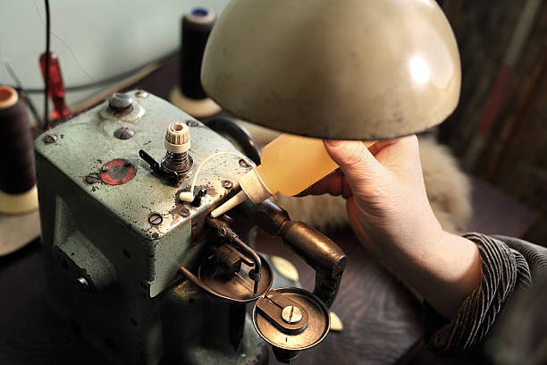 istock Maintenance of the sewing machine. 545082686