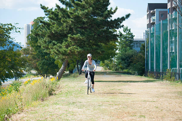 istock Woman riding a bicycle 545087066