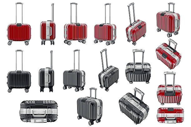 istock Set luggage travel 545087486