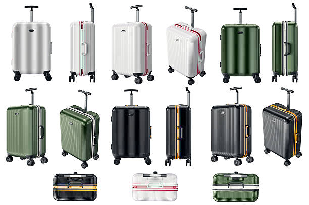 istock Set luggage travel 545087618