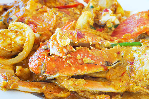 istock stir-fried crab in yellow curry powder 545092264