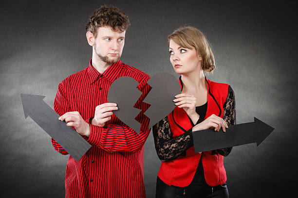 istock Unhappy couple thinking about divorce. 545093800