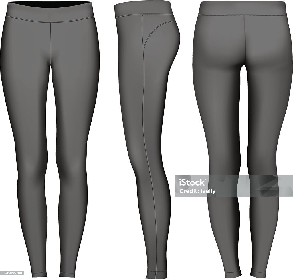 Women Full Length Tights Stock Illustration - Download Image Now - Leggings,  Women, Pantyhose - iStock