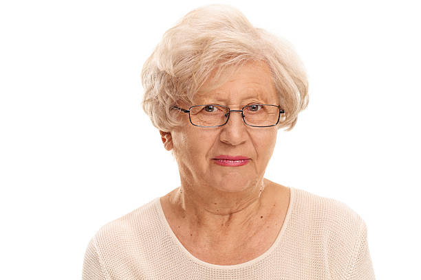 istock Elderly lady with glasses 545097046