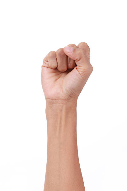 istock Clenched fist held high in protest 545097704