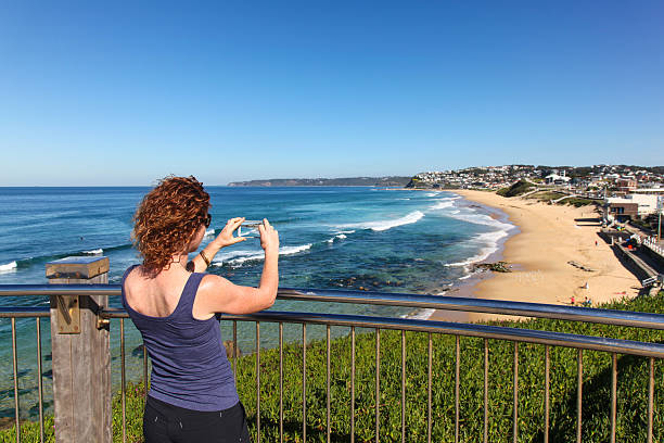 istock Bar Beach - Newcastle Australia 545097884