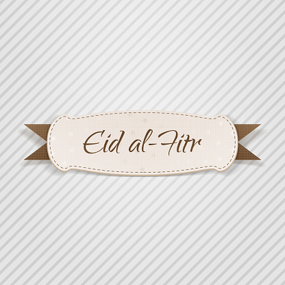 Eid al-Fitr muslim Design Element. Vector Illustration