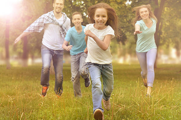 istock happy family in park 545099820
