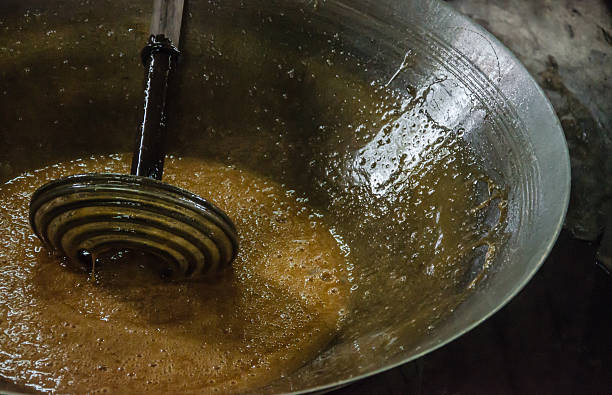 istock The coconut sugar traditional Thailand. Soft-focus image 545101274