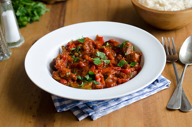 굴라시 - beef goulash 뉴스 사진 이미지