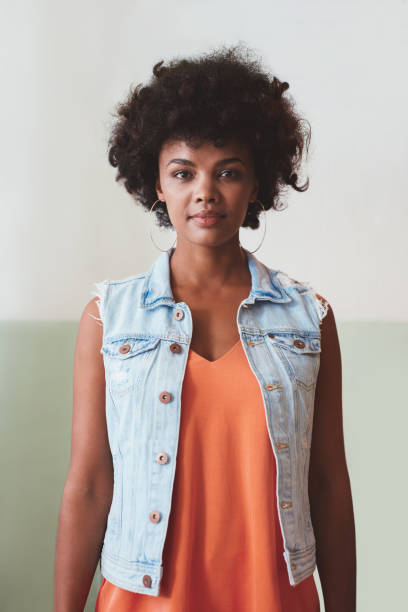 istock African female model looking confident in smart casuals 545105296