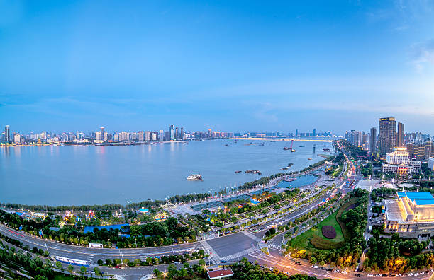 istock China city skyline, night 545114384