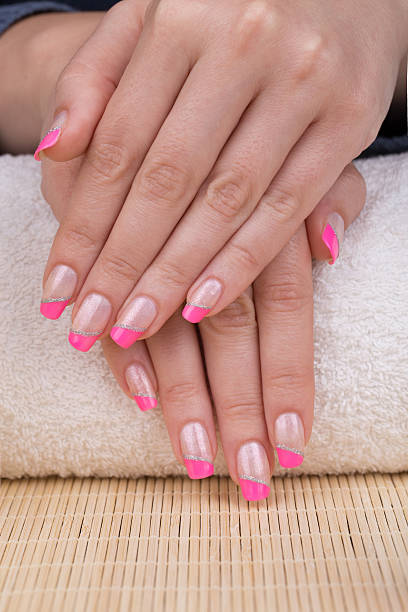 Manicure treatment stock photo