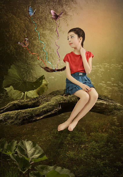 istock Girl and Butterfly 545120168