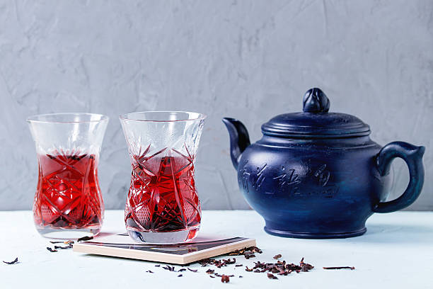 istock Glasses of hibiscus tea 545124640