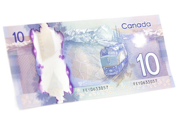 istock New Polymer Canadian Ten Dollar Bill - Back 545124934
