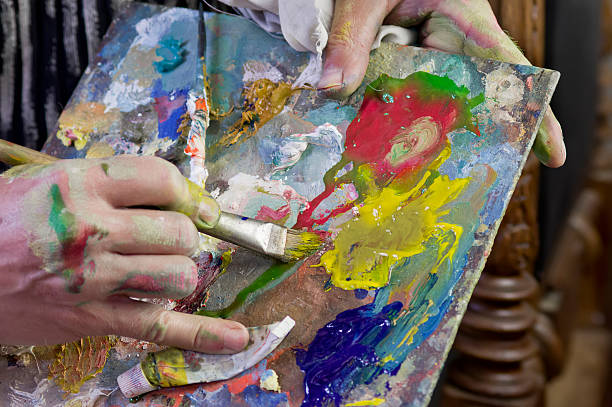 istock Colors On Artist Palette 545125750