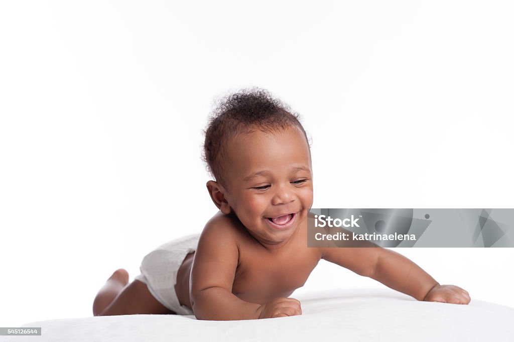 Sorrindo Bebê Menino  - Foto de stock de Bebê royalty-free