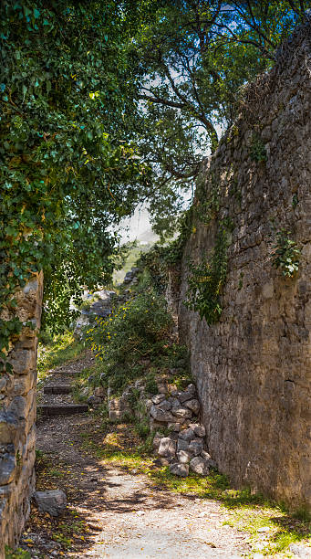 istock Ruins in the mountains in the evening. 545127490