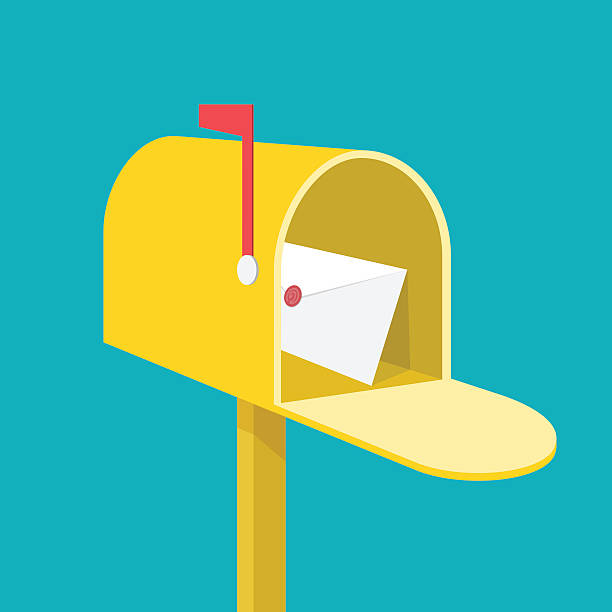 почта box  - mailbox mail symbol box stock illustrations