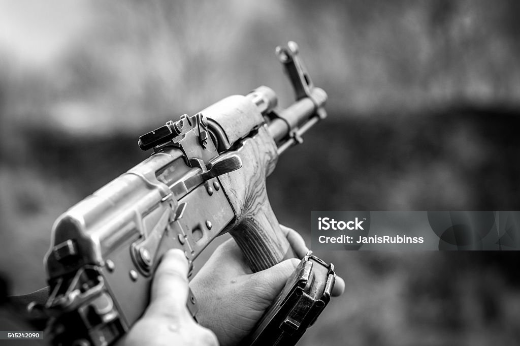 Ak47 Stock Photo - Download Image Now - AK-47, Horizontal, Military - iStock