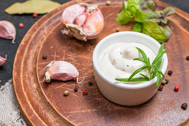 istock Bowl of Mayonnaise sauce 545242096