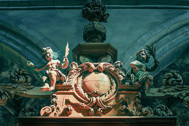 istock Detail bas relief basilica Chaumont 545243090