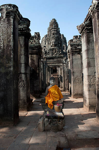 istock Buddha in Bayon Temple, Angkor Thom, Cambodia 545243950