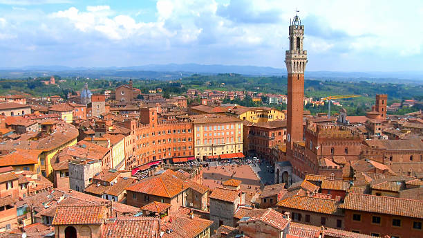 istock Historic center of Siena. 545244562
