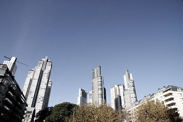 Skyscrapers in La Reserva, Buenos Aires, Argentina.