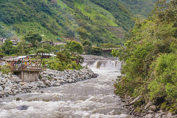 istock Pastaza River and Leafy Mountains in Banos Ecuador 545246570