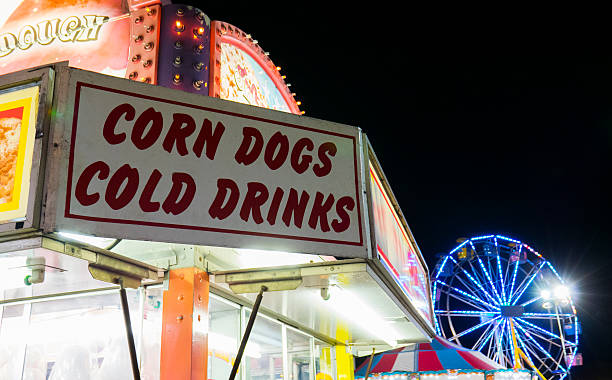 istock Food cart sign 545249470