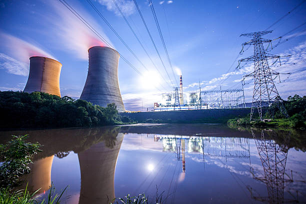 usina elétrica  - power station - fotografias e filmes do acervo